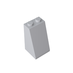 GDS-1404 - Slope 75 Degrees 2 x 2 x 3 [Hollow Studs]