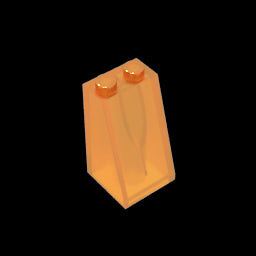 GDS-1404 - Slope 75 Degrees 2 x 2 x 3 [Hollow Studs]