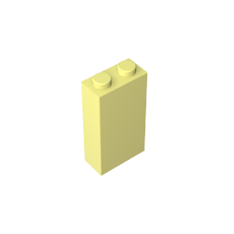 GDS-1405 - Brick 1 x 2 x 3 with Bottom Stud Holder