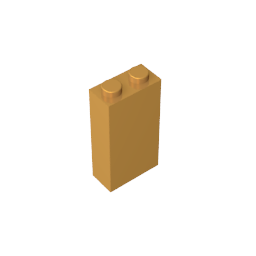 GDS-1405 - Brick 1 x 2 x 3 with Bottom Stud Holder