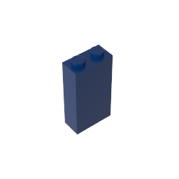 GDS-1405 - Brick 1 x 2 x 3 with Bottom Stud Holder
