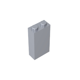 GDS-1405 - Brick 1 x 2 x 3 with Bottom Stud Holder
