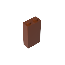GDS-1405 - Brick 1 x 2 x 3 with Bottom Stud Holder