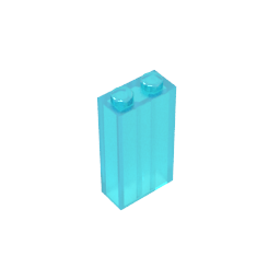 GDS-1405 - Brick 1 x 2 x 3 with Bottom Stud Holder