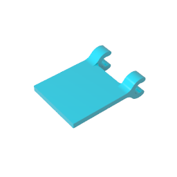 GDS-1406 - Flag 2 x 2 Square [Thin Clips]