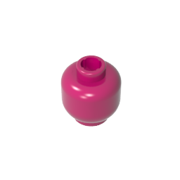 GDS-1417 - Minifig Head Plain [Blocked Open Stud]