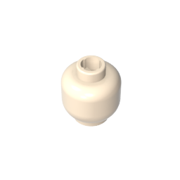 GDS-1417 - Minifig Head Plain [Blocked Open Stud]