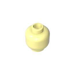 GDS-1417 - Minifig Head Plain [Blocked Open Stud]