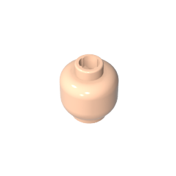 GDS-1417 - Minifig Head Plain [Blocked Open Stud]