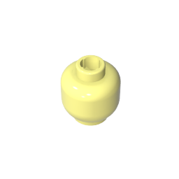 GDS-1417 - Minifig Head Plain [Blocked Open Stud]