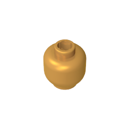 GDS-1417 - Minifig Head Plain [Blocked Open Stud]