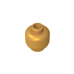 GDS-1417 - Minifig Head Plain [Blocked Open Stud]