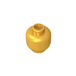 GDS-1417 - Minifig Head Plain [Blocked Open Stud]