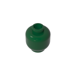 GDS-1417 - Minifig Head Plain [Blocked Open Stud]
