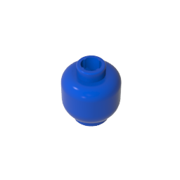 GDS-1417 - Minifig Head Plain [Blocked Open Stud]