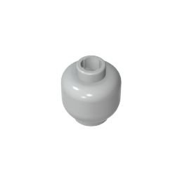 GDS-1417 - Minifig Head Plain [Blocked Open Stud]