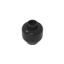 GDS-1417 - Minifig Head Plain [Blocked Open Stud]