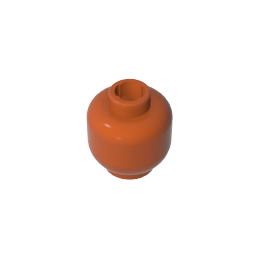 GDS-1417 - Minifig Head Plain [Blocked Open Stud]