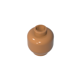 GDS-1417 - Minifig Head Plain [Blocked Open Stud]