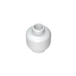 GDS-1417 - Minifig Head Plain [Blocked Open Stud]