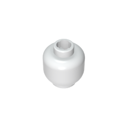 GDS-1417 - Minifig Head Plain [Blocked Open Stud]