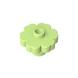 GDS-1435 - Plant, Flower 2 x 2 - Round [Open Stud]