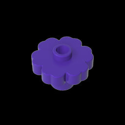 GDS-1435 - Plant, Flower 2 x 2 - Round [Open Stud]