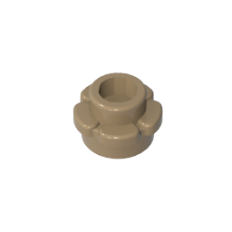 GDS-1436 - Plant, Flower, Plate Round 1 x 1 with 5 Petals