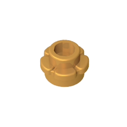 GDS-1436 - Plant, Flower, Plate Round 1 x 1 with 5 Petals