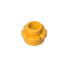 GDS-1436 - Plant, Flower, Plate Round 1 x 1 with 5 Petals