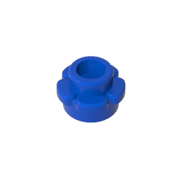 GDS-1436 - Plant, Flower, Plate Round 1 x 1 with 5 Petals