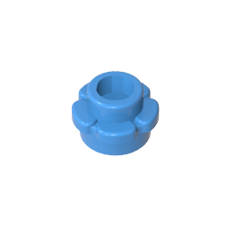 GDS-1436 - Plant, Flower, Plate Round 1 x 1 with 5 Petals