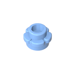 GDS-1436 - Plant, Flower, Plate Round 1 x 1 with 5 Petals