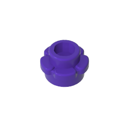 GDS-1436 - Plant, Flower, Plate Round 1 x 1 with 5 Petals
