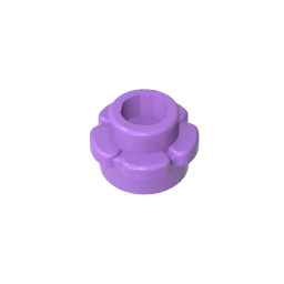 GDS-1436 - Plant, Flower, Plate Round 1 x 1 with 5 Petals
