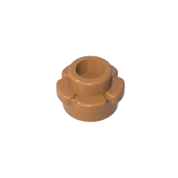 GDS-1436 - Plant, Flower, Plate Round 1 x 1 with 5 Petals