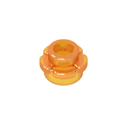 GDS-1436 - Plant, Flower, Plate Round 1 x 1 with 5 Petals