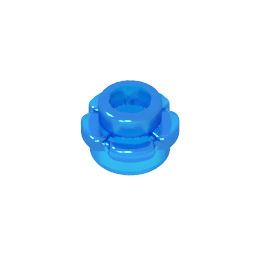 GDS-1436 - Plant, Flower, Plate Round 1 x 1 with 5 Petals
