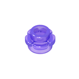 GDS-1436 - Plant, Flower, Plate Round 1 x 1 with 5 Petals
