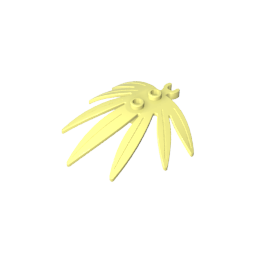 GDS-1443 - Plant, Leaves 6 x 5 Swordleaf with Clip  (thick open O clip)
