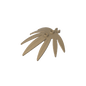 GDS-1443 - Plant, Leaves 6 x 5 Swordleaf with Clip  (thick open O clip)