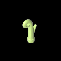 GDS-1448 - Plant, Grass Stem with Bar Hole [3.2mm]