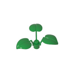 GDS-1449 - Plant, 1 x 1 x 2/3 - 3 Large Leaves