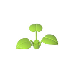 GDS-1449 - Plant, 1 x 1 x 2/3 - 3 Large Leaves