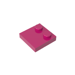 GDS-1483 - Plate Special 2 x 2 with Only 2 studs