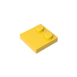 GDS-1483 - Plate Special 2 x 2 with Only 2 studs