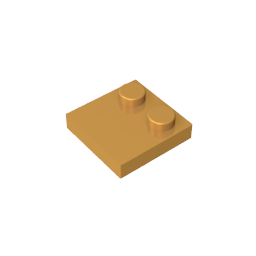 GDS-1483 - Plate Special 2 x 2 with Only 2 studs