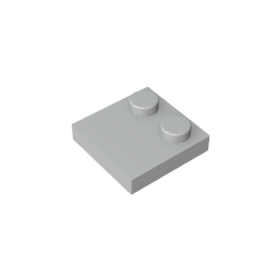 GDS-1483 - Plate Special 2 x 2 with Only 2 studs