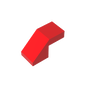 GDS-1484 - Slope 45 Degrees 2 x 1 with 2/3 Inverted Cutout and no stud