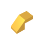 GDS-1484 - Slope 45 Degrees 2 x 1 with 2/3 Inverted Cutout and no stud